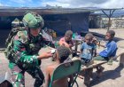 Senyum Anak Papua Bersemi: TNI Pangkas Rambut di Pedalaman Lani Jaya