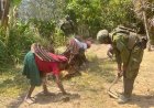 Bebeja di Zanepa, Satgas Yonif 757/GV dan Warga Kompak Bersihkan Gereja
